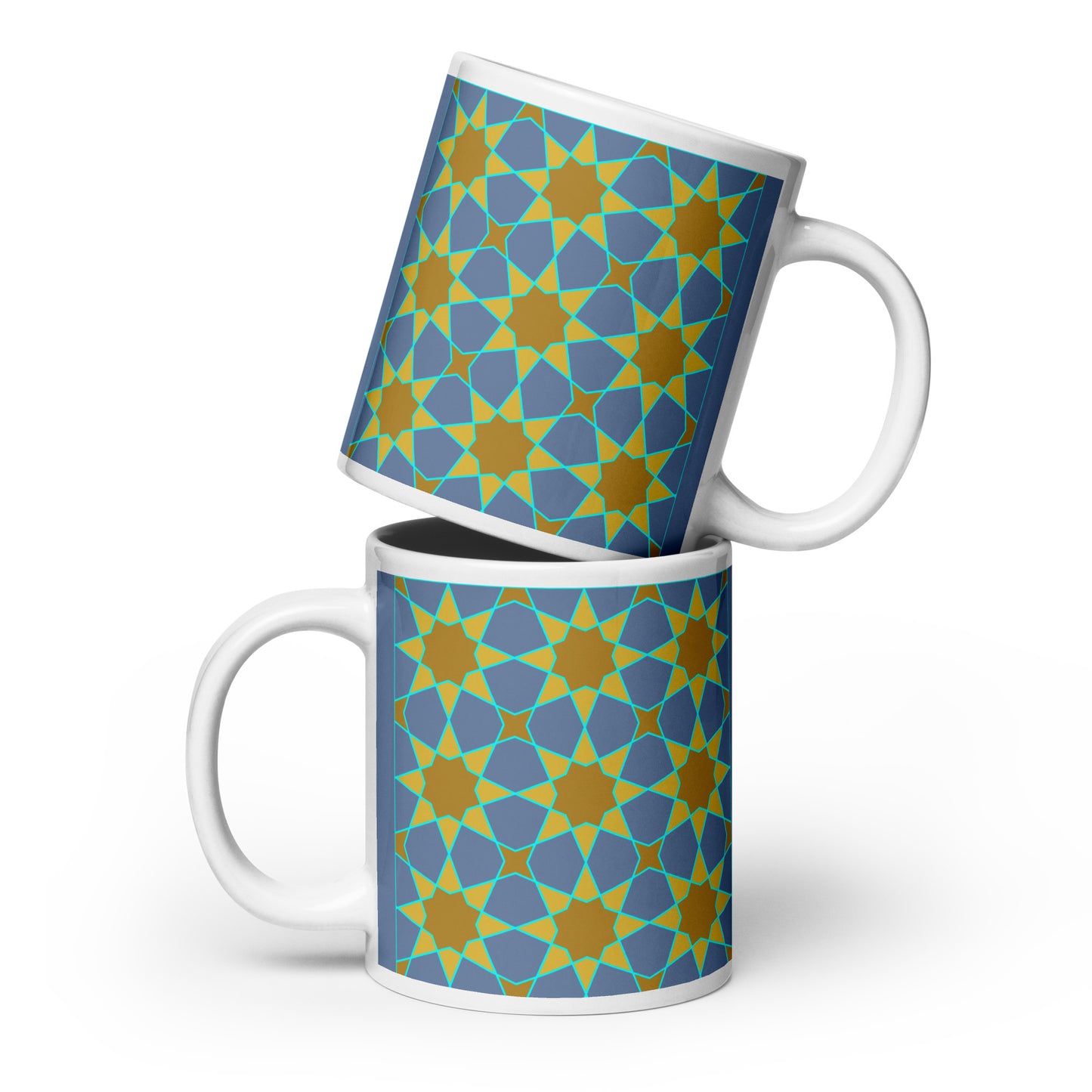 Geometric Sunflowers Mug